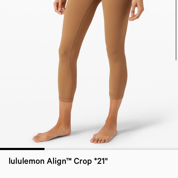 lululemon align saddle brown